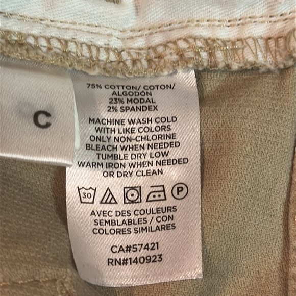 Loft corduroy pants, size 6/28, tan color, in excellent condition Item #61 - Picture 6 of 7